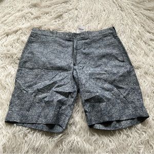 🆕J Crew flex gramercy‎ chino blue floral shorts